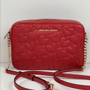 🌾 Michael Kors Red Crossbody